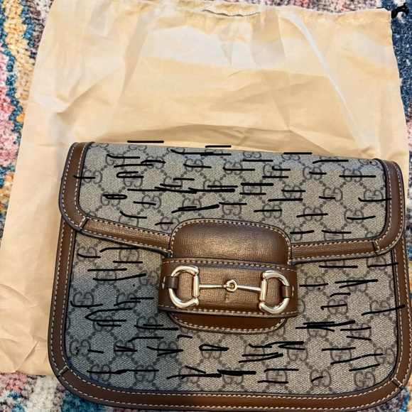 Brown and Gray Designer Women's Inspired Bag - Picture 1 of 4